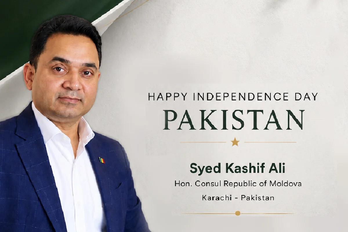 Hon. Consul Syed Kashif Ali Extends Warm Wishes on Pakistan’s 79th Independence Day